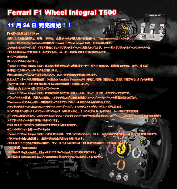 株式会社セクトインターナショナル/Ferrari F1 Wheel Integral T500